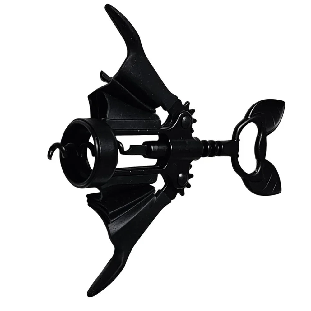 Bat Wing Corkscrew Wine Opener Bottle Opener Top Black Metal Halloween Gift Idea